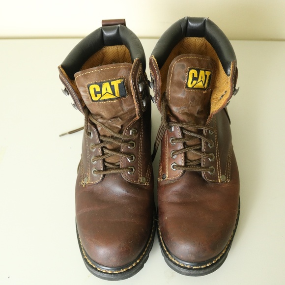 mens caterpillar boots size 12